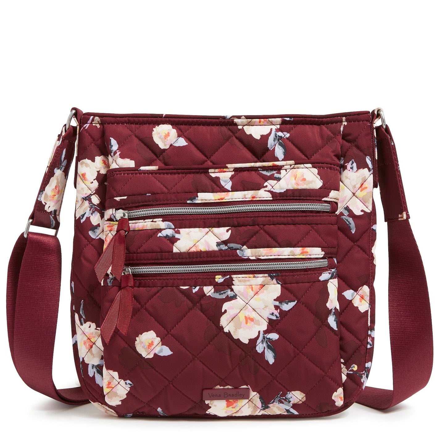 Triple Zip Hipster Crossbody Bag-Blooms and Branches-Image 1-Vera Bradley