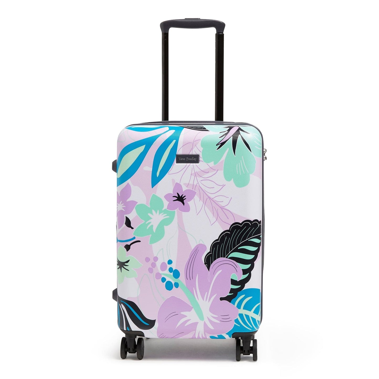 Hardside Small Spinner Luggage-Island Floral Purple-Image 1-Vera Bradley