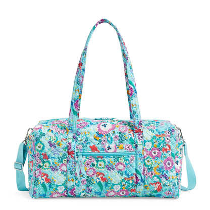 Disney Medium Travel Duffel Bag-Ariel Floral-Image 4-Vera Bradley