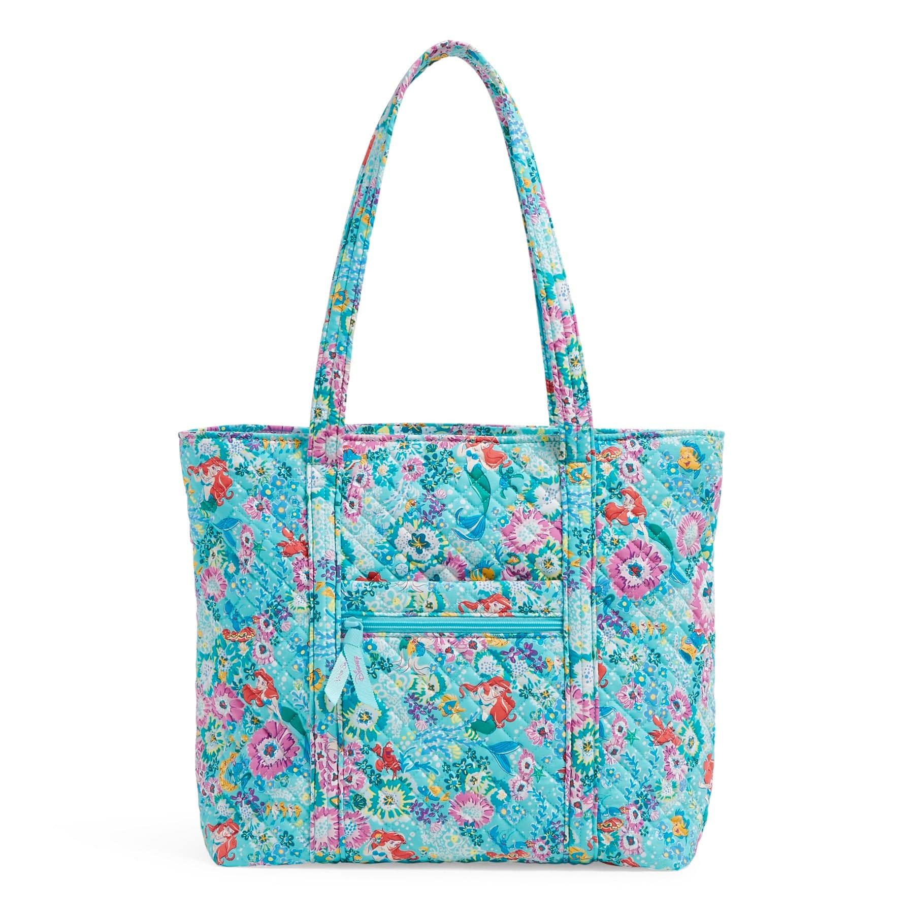Disney Vera Tote Bag-Ariel Floral-Image 1-Vera Bradley
