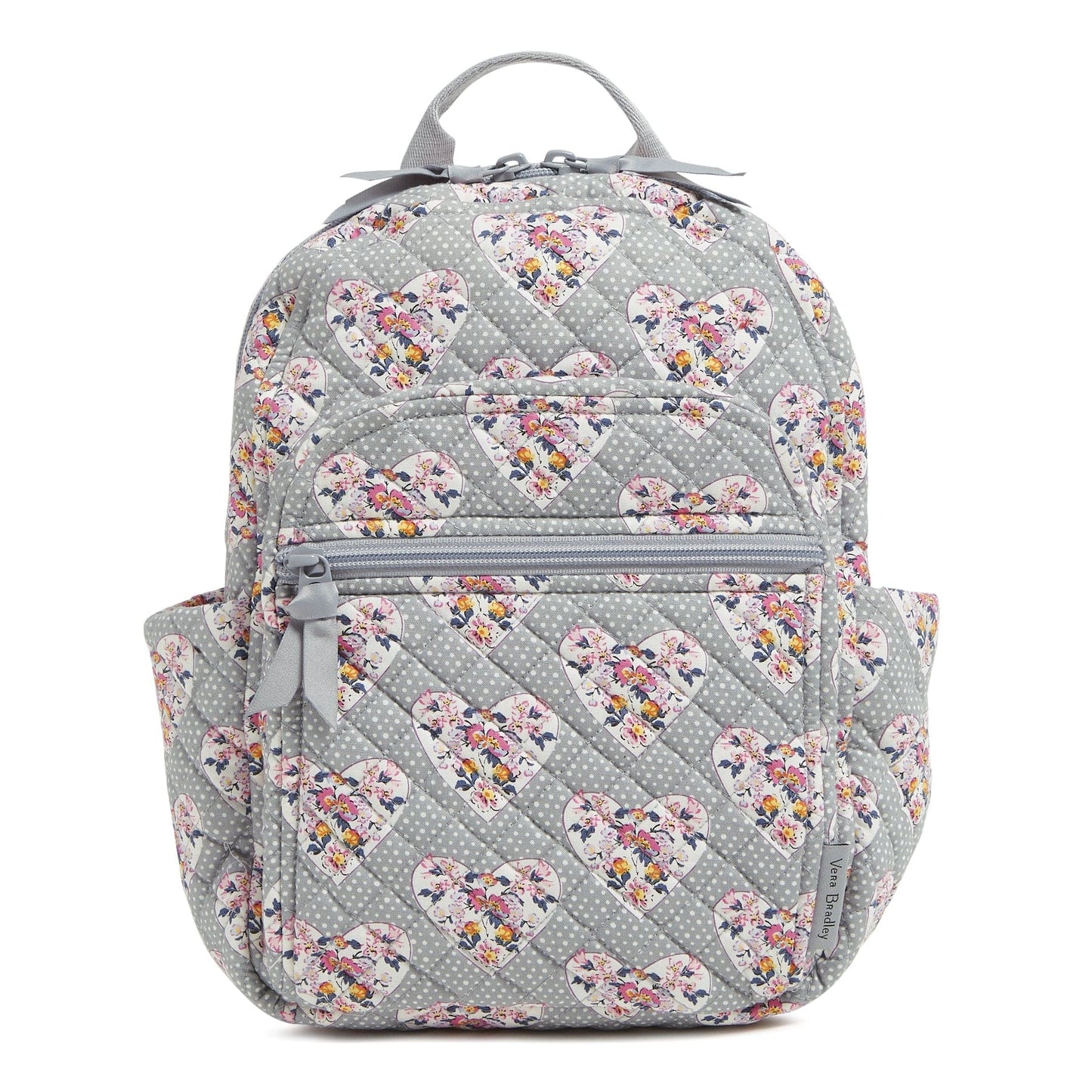 Small Backpack-Mon Amour Gray-Image 1-Vera Bradley