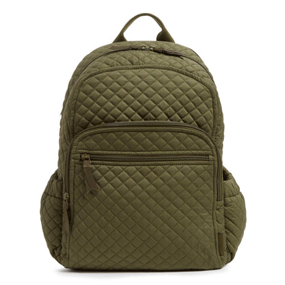 Campus Backpack-Recycled Cotton Climbing Ivy Green-Image 1-Vera Bradley