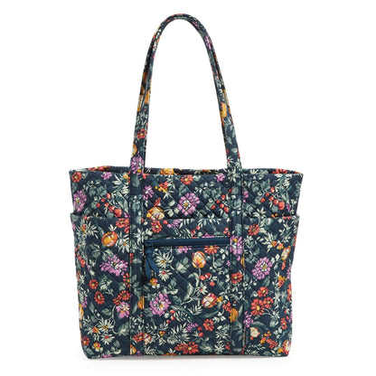 Vera Commuter Tote Bag-Fresh-Cut Floral Green-Image 1-Vera Bradley