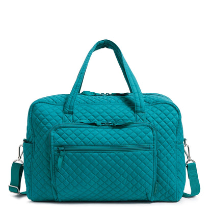 Weekender Travel Bag-Recycled Cotton Forever Green-Image 1-Vera Bradley