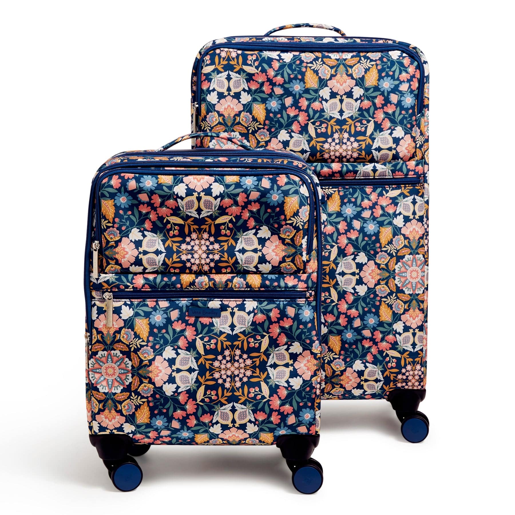 Spinner Luggage Set-Enchanted Mandala Blue-Image 1-Vera Bradley