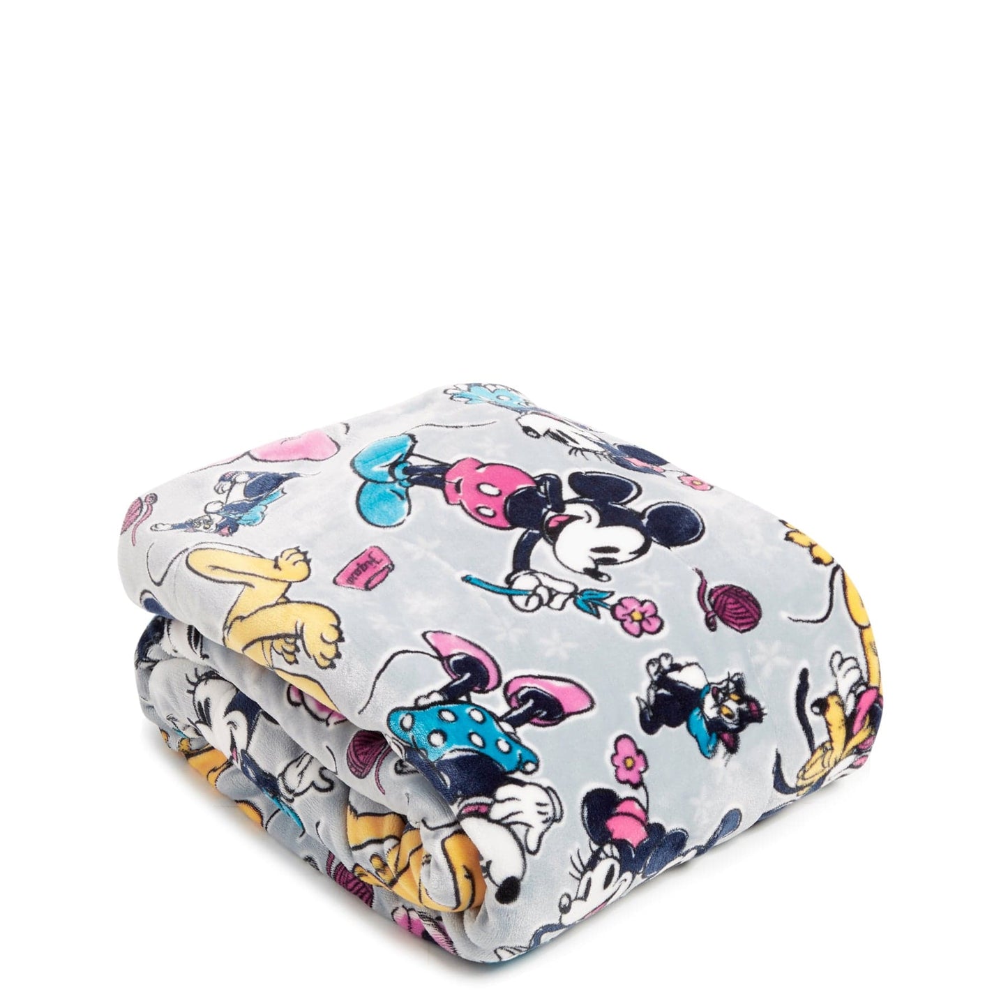 Disney Cozy Life Throw Blanket-Mickey Mouse Family Fun-Image 1-Vera Bradley