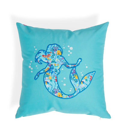 Disney Decorative Throw Pillow-Ariel Floral-Image 1-Vera Bradley