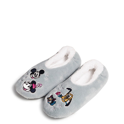 Disney Cozy Life Slippers-Mickey Mouse Piccadilly Paisley-Image 1-Vera Bradley