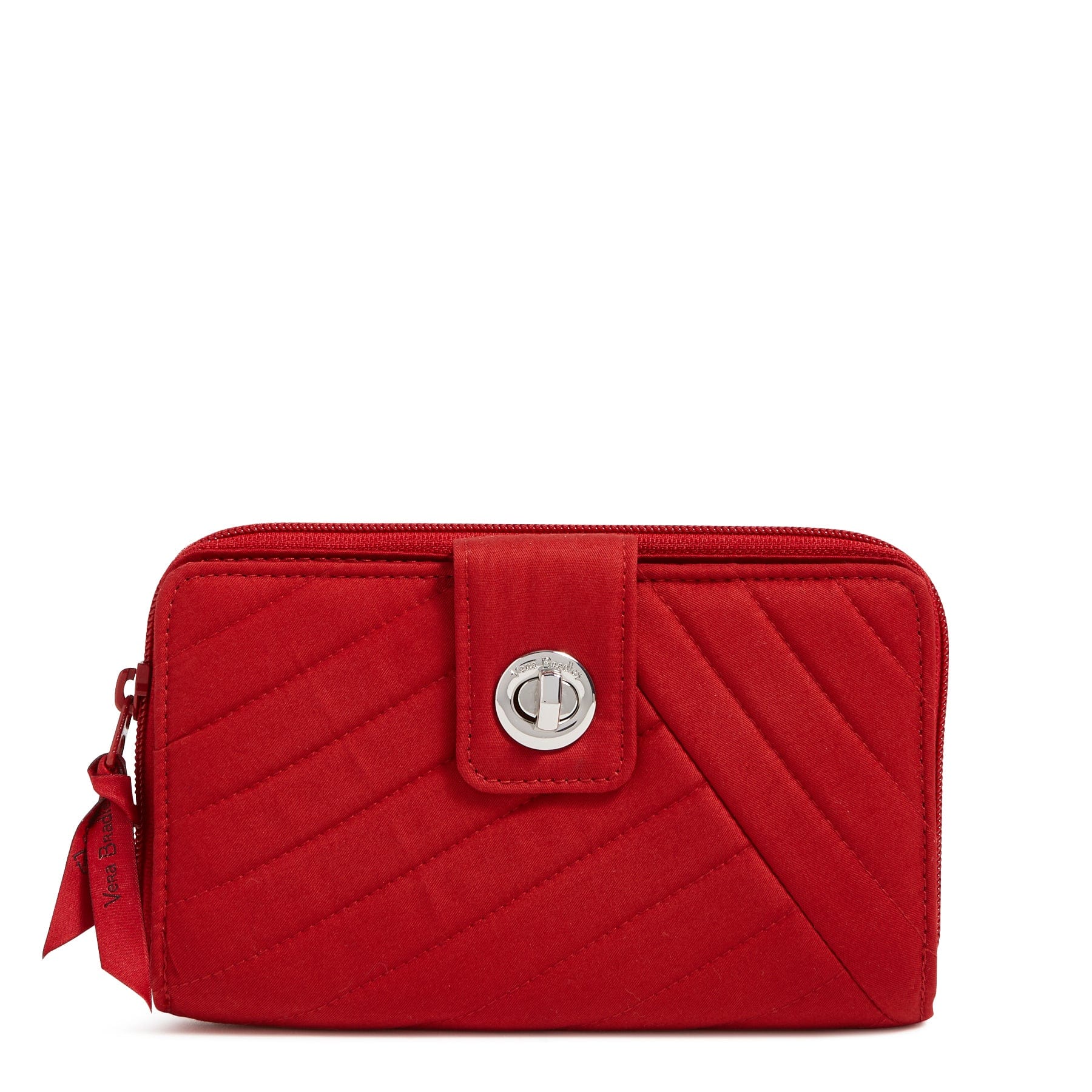 RFID Turnlock Wallet-Cardinal Red-Image 1-Vera Bradley