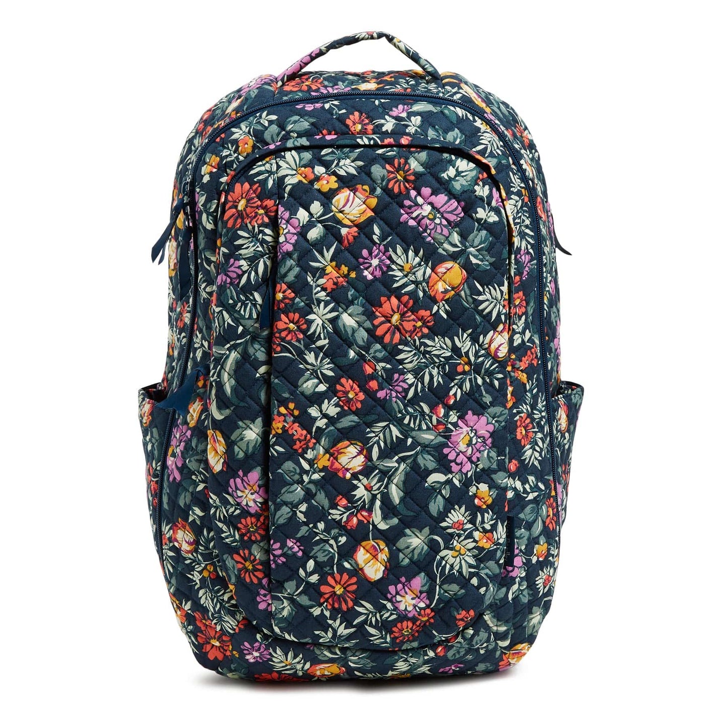 Large Travel Backpack-Fresh-Cut Floral Green-Image 1-Vera Bradley