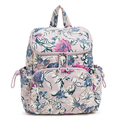 Featherweight Backpack-Fresh-Cut Floral Lavender-Image 2-Vera Bradley
