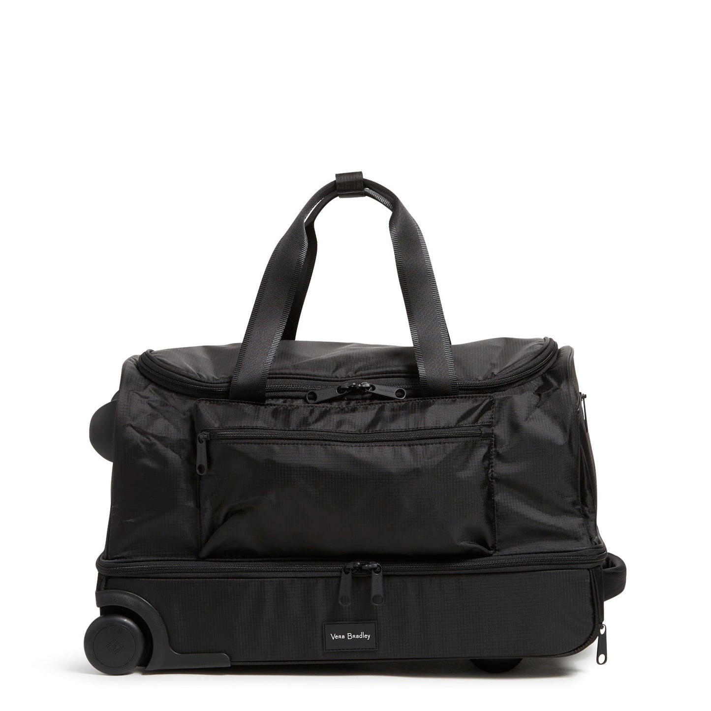 Rolling Duffel Bag-Recycled Ripstop Black-Image 1-Vera Bradley