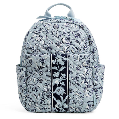 Small Backpack-Perennials Gray-Image 1-Vera Bradley