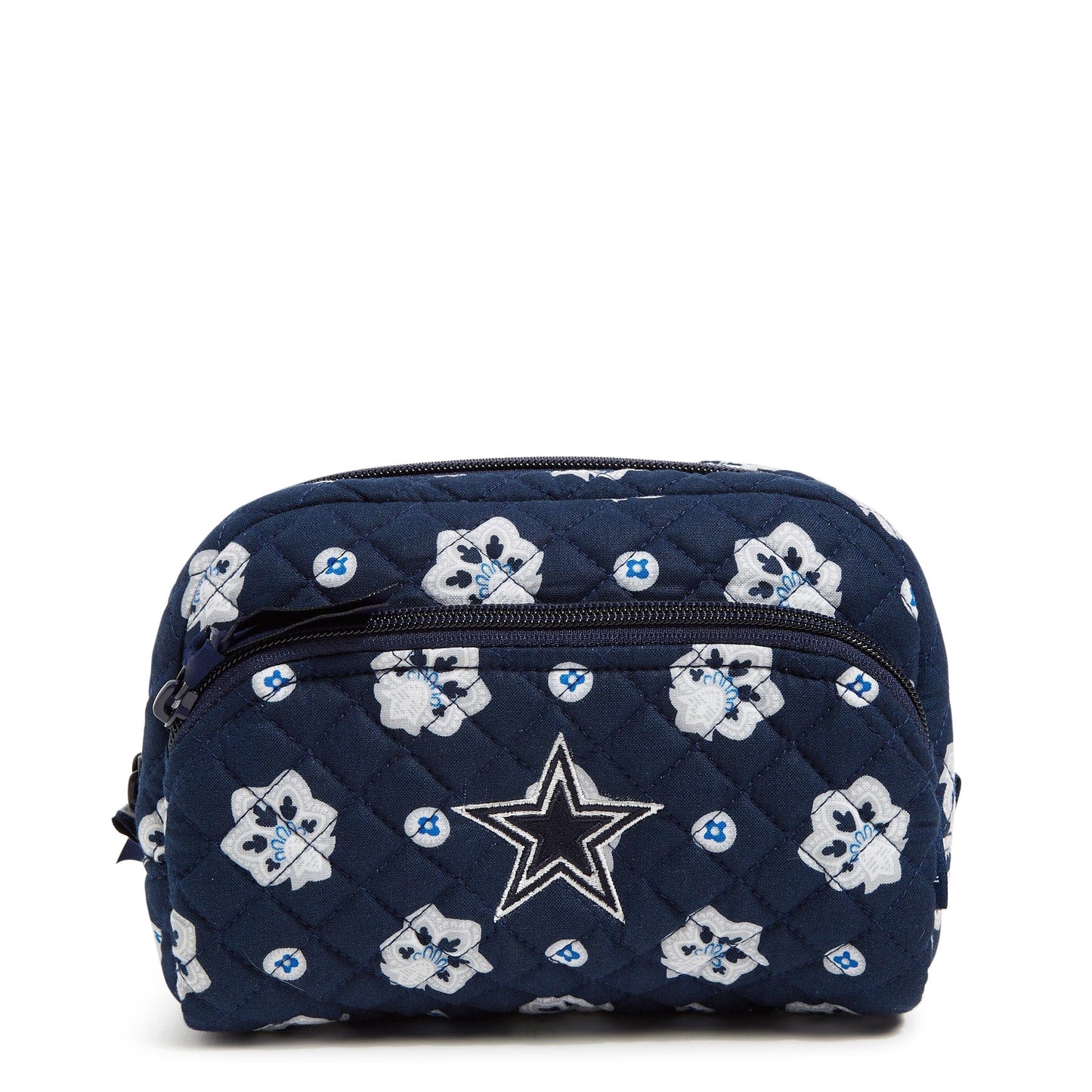 NFL Medium Cosmetic Bag-Dallas Cowboys Bandana-Image 1-Vera Bradley