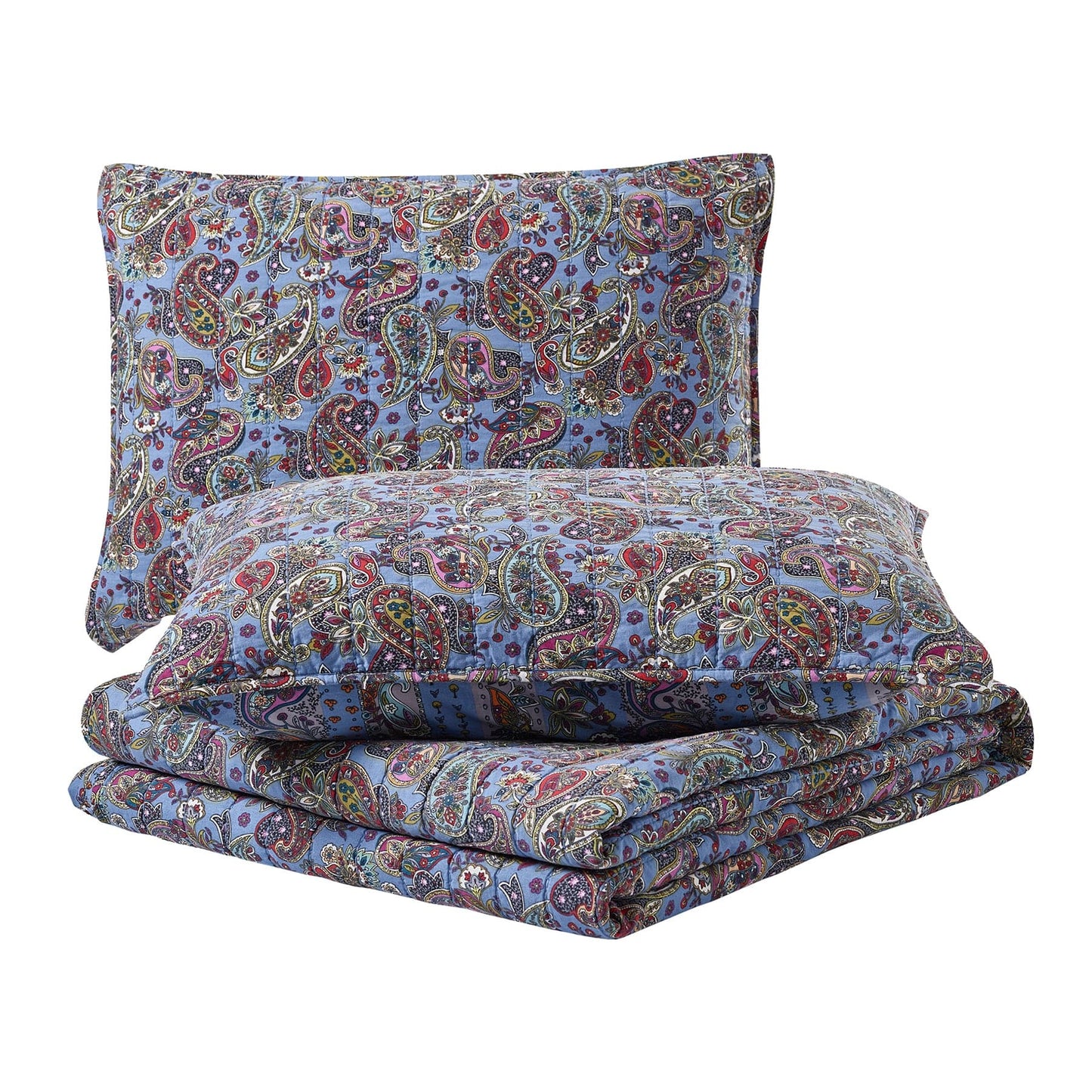 Provence Paisley Quilt Set, Twin