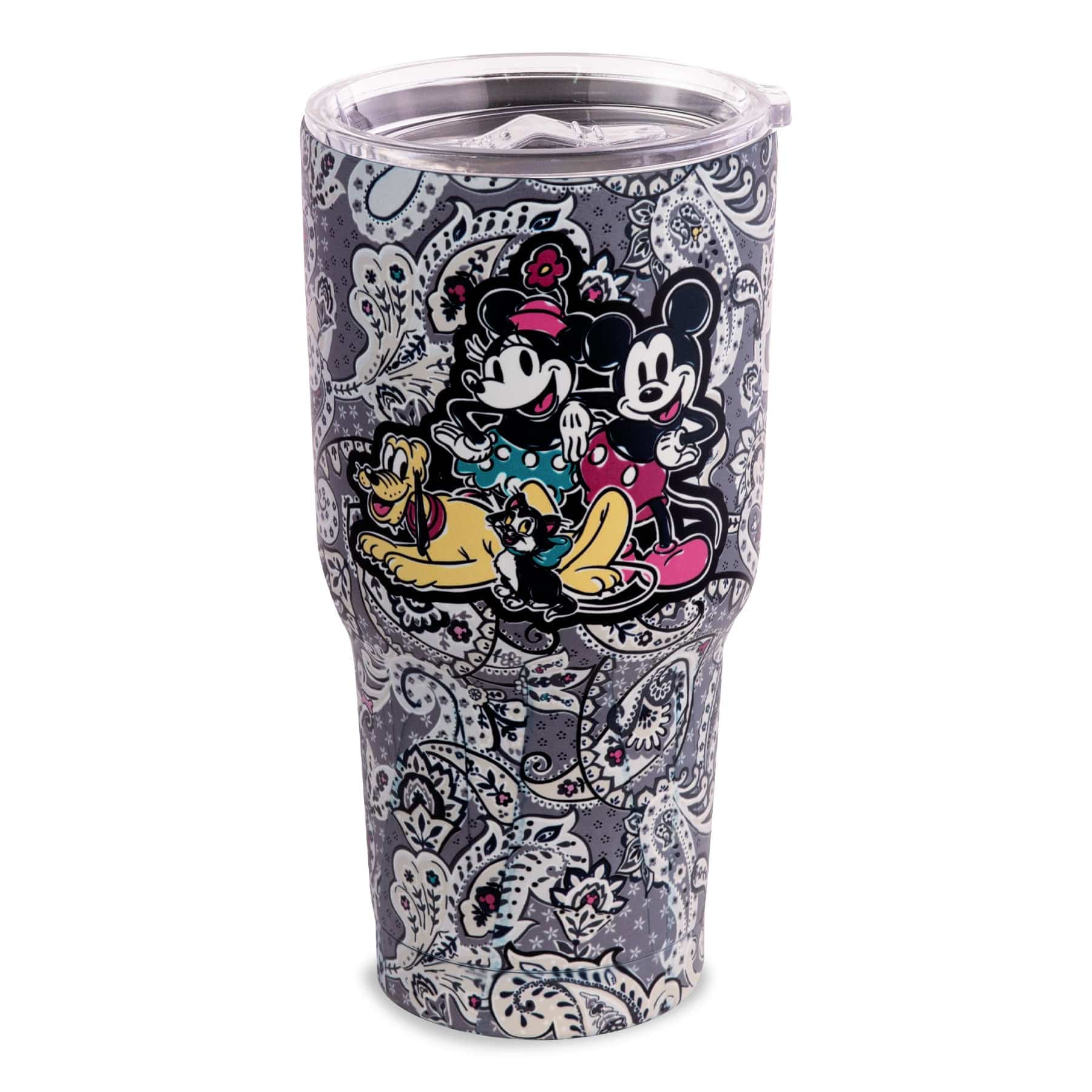 Disney Stainless Steel Large Tumbler-Mickey Mouse Piccadilly Paisley-Image 1-Vera Bradley