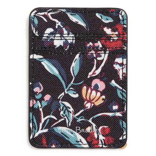 Adhesive Phone Wallet-Perennials Noir-Image 1-Vera Bradley