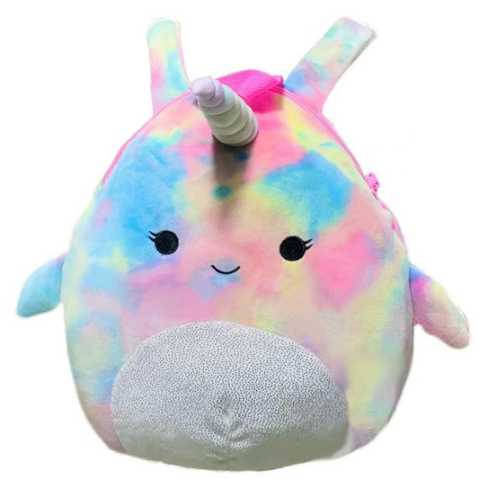 Squishmallows Official Kellytoy Backpack 12 Inch Squishy Soft Plush Animal Bag