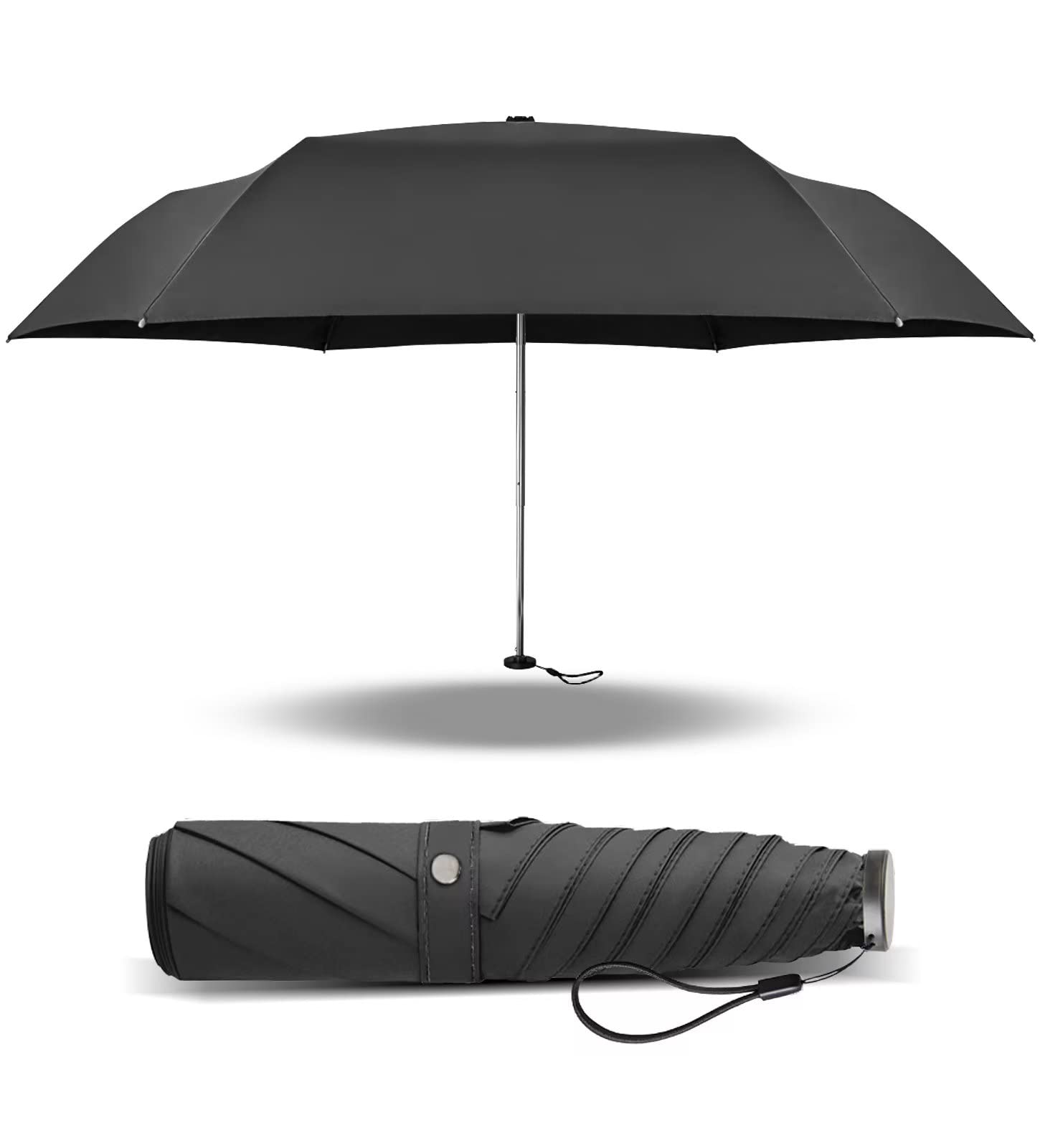 LEAGERA Mini Umbrella For Purse - UPF 50+ UV Blocker Umbrella, Small Lightweight Travel Umbrella Compact Sun Umbrella, Women Kids Parasol Umbrellas