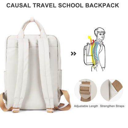 School Backpack For Girls Boy High School Middle Bookbag Lightweight Waterproof Small Backpack For Women