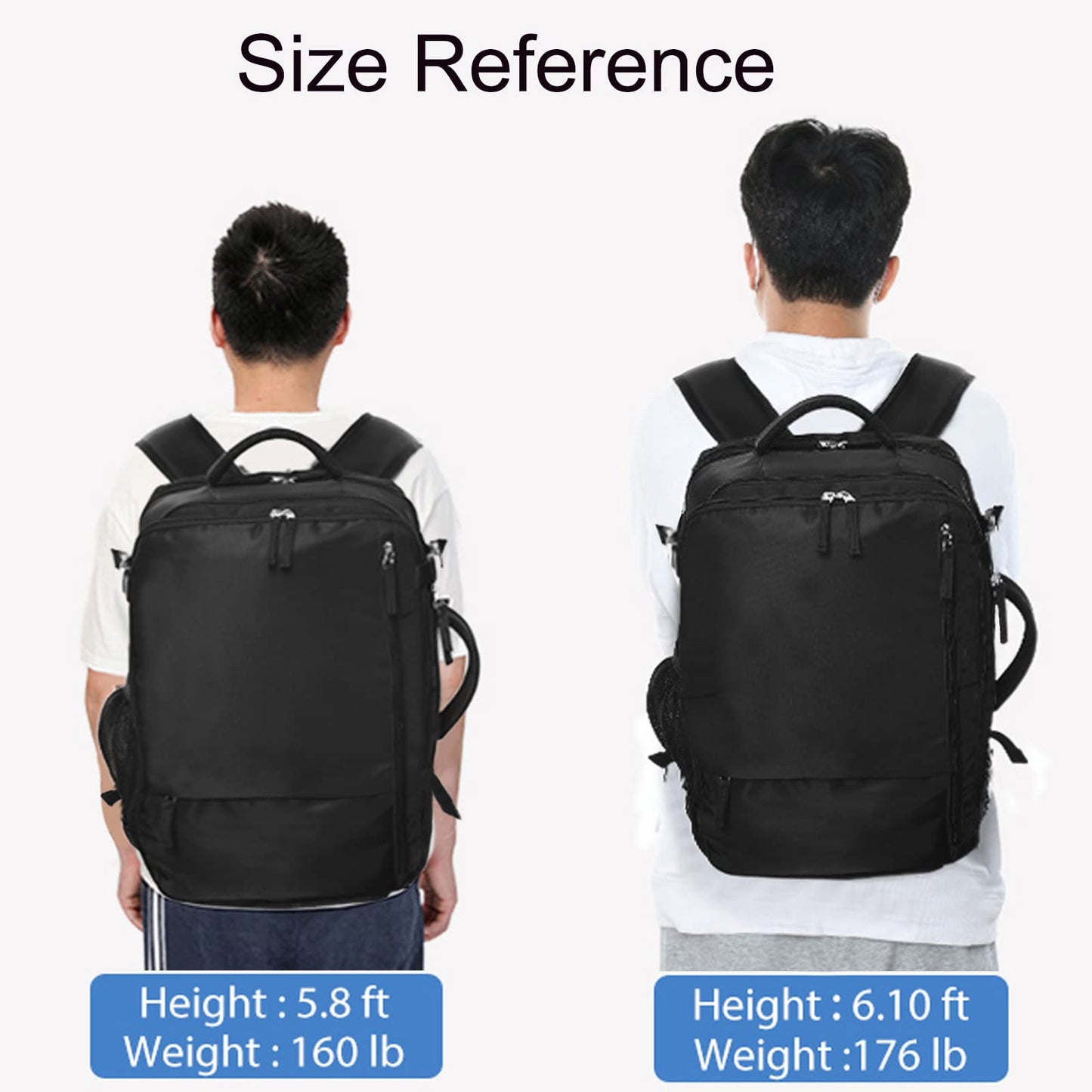 Hanples Travel Backpack, Laptop Backpack Carry On Backpack School Hiking Backpack
