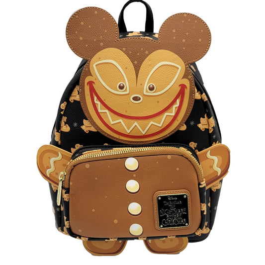 Loungefly x Disney Nightmare Before Christmas Gingerbread Scarry Teddy Mini Backpack