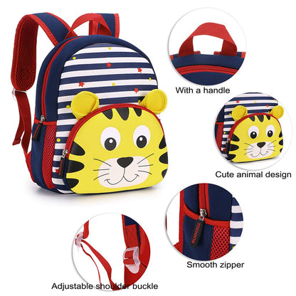 Hipiwe Little Kid Toddler Backpack Baby Boys Girls Kindergarten Pre School Bags Cute Neoprene Backpacks for Children