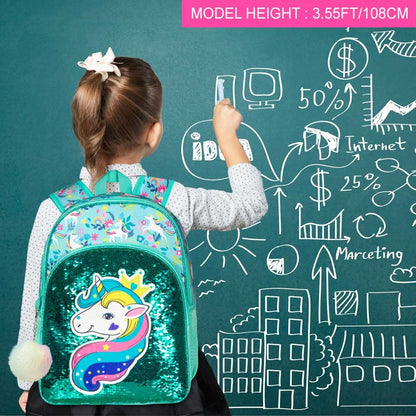 3PCS Unicorn Backpack for Girls