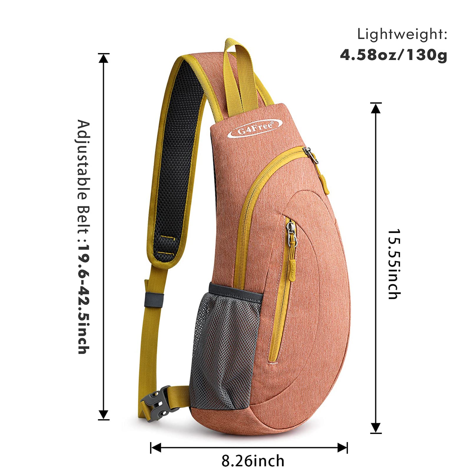 G4Free Sling Bags Men Shoulder Backpack Small Cross Body Chest Sling Backpack