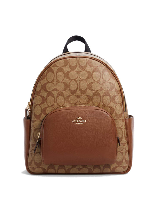 Coach Women's Court Backpack In Signature Canvas