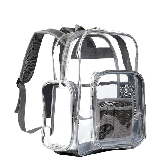 Heavy Duty Clear Backpack Transparent See Through Clear Bookbags
