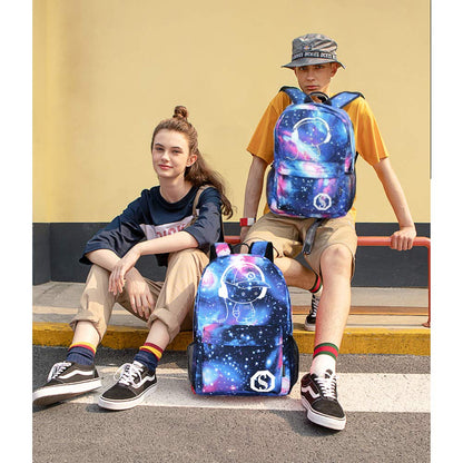Lmeison Backpack for Teen Boys, Anime Backpack Casual Daypack for Travel