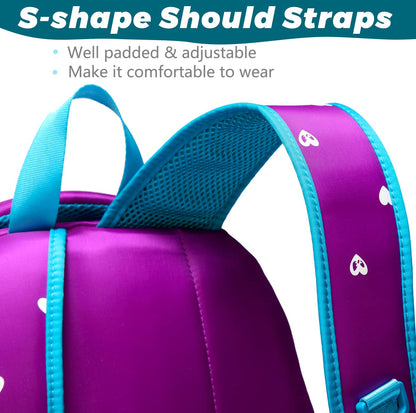 BLUEFAIRY Girls Backpack for Kids Bookbag Teens Girls Elementary School Bags Lightweight Waterproof Bags for Child