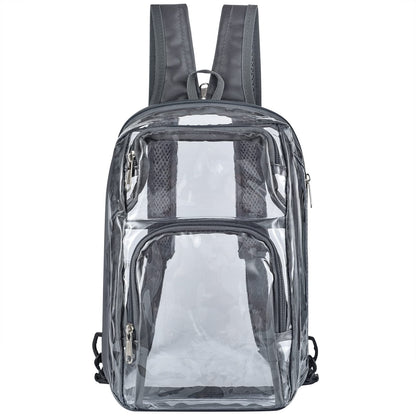 Busiuw Clear Backpack with Adjustable Straps, Clear Sling bag with Stadium Approved for Work and Games…