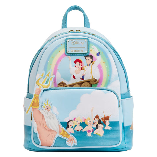 Loungefly The Little Mermaid Triton's Gift Mini Backpack