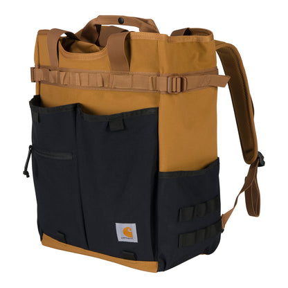 Carhartt Nylon Convertible Tote, Water-Resistant Cinch-top Backpack