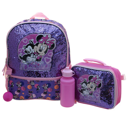 Disney Minnie Mouse Girls & Toddler 4 Piece Backpack Set