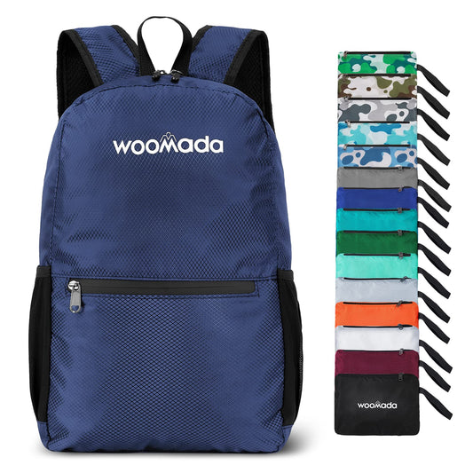 WOOMADA 17L Ultra Lightweight Packable Durable Waterproof Travel Hiking Backpack Daypack for Men Women Kids