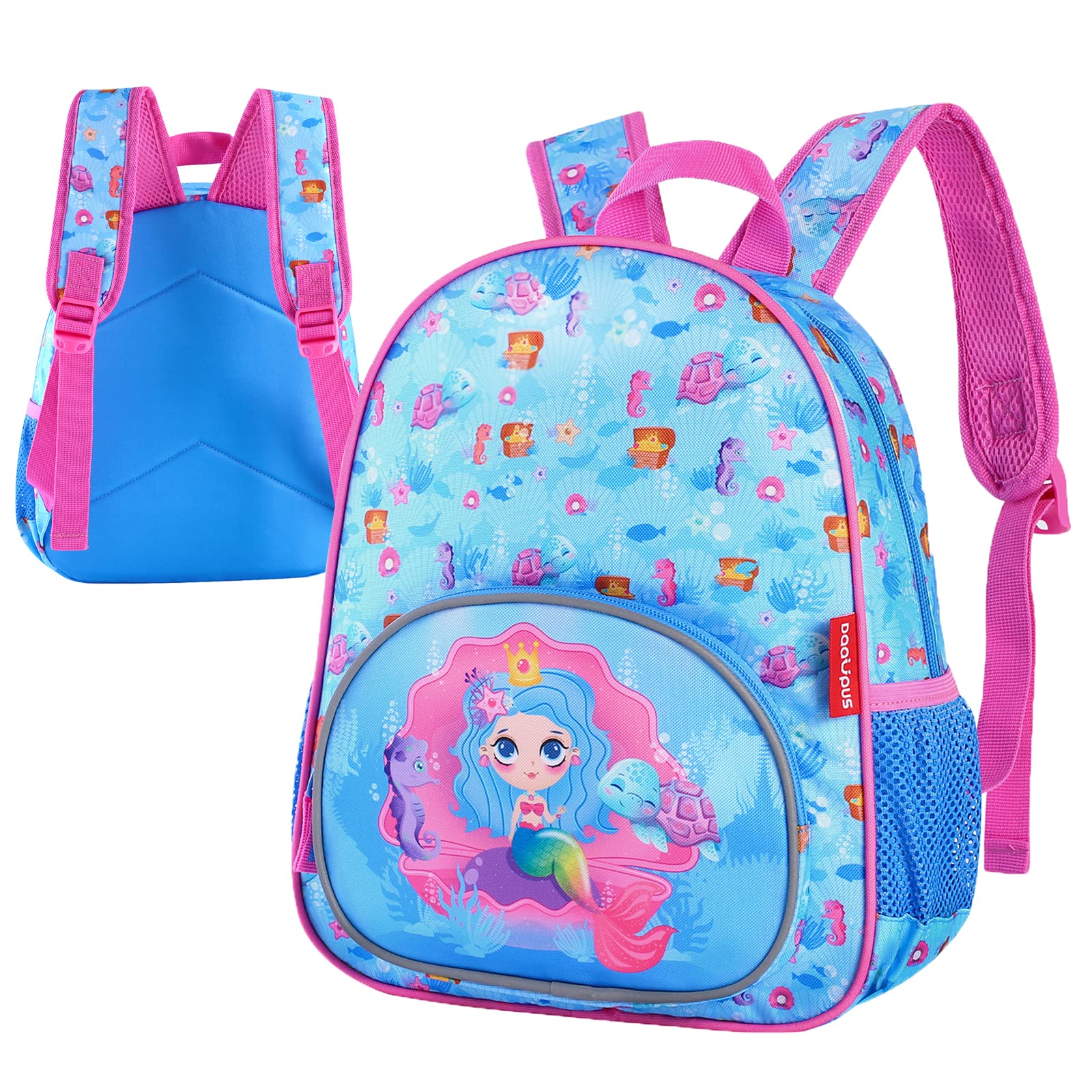 Daaupus 12-Inch girl preschool backpack,Kids Backpack for Boys & Girls, Perfect for Daycare and Preschool…