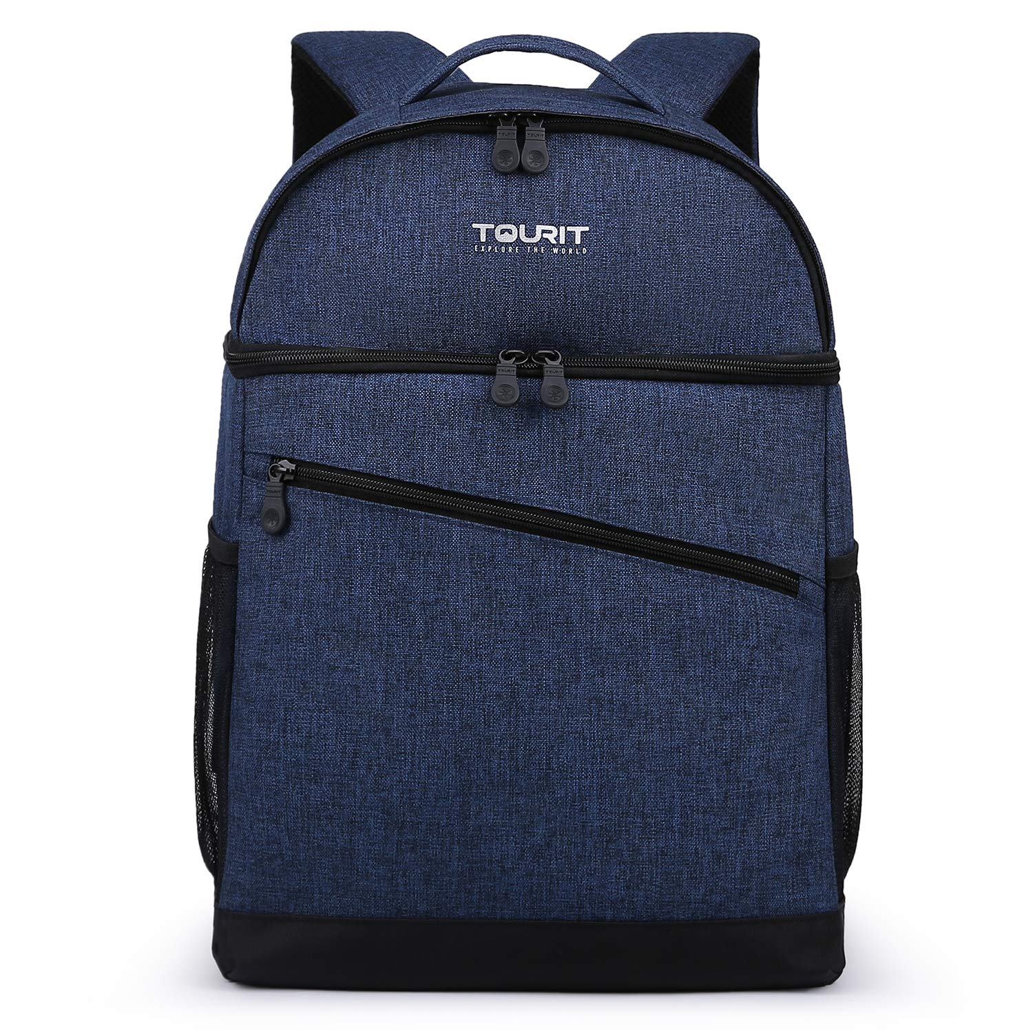 TOURIT Insulated Backpack Cooler Leak-Proof Backpack Lunch Box 28 Cans Double Deck Cooler Backpack