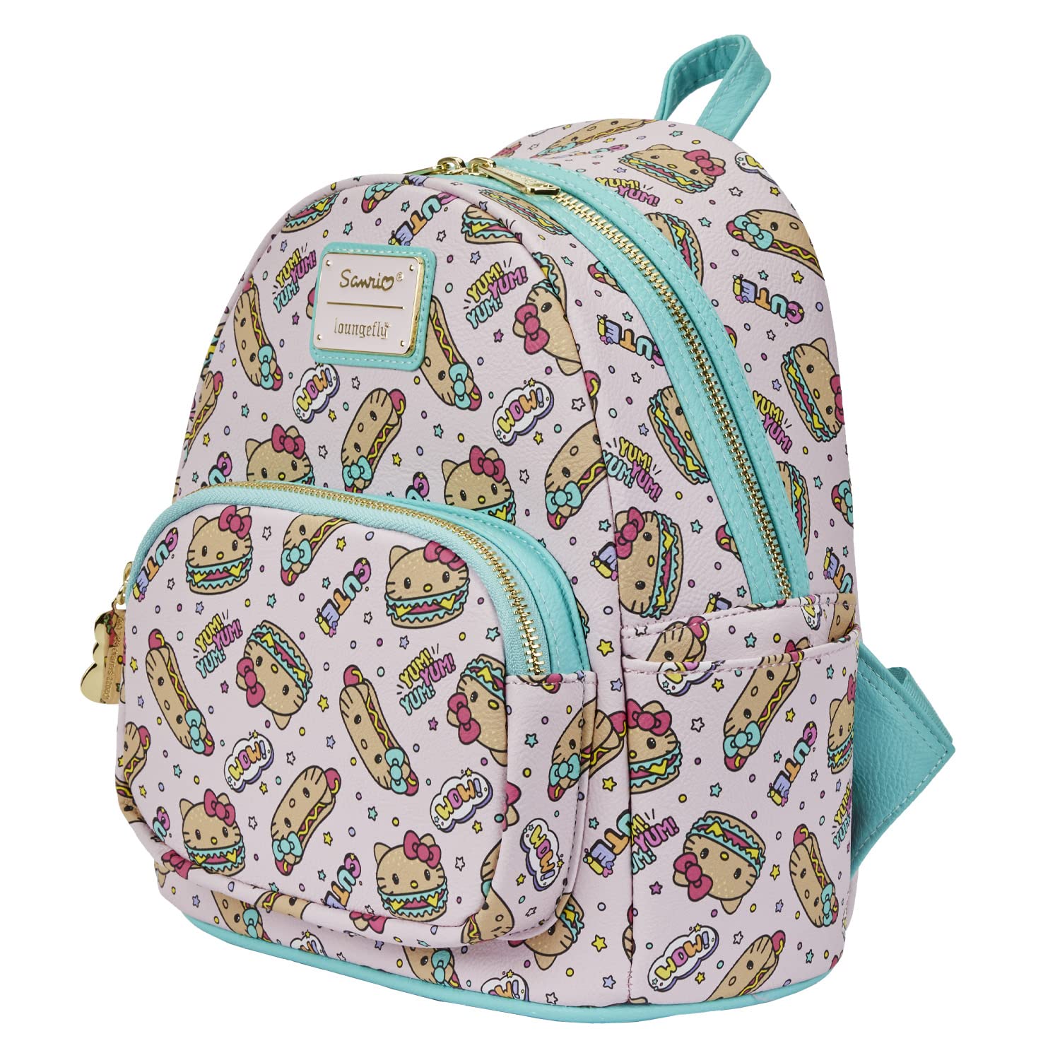 Loungefly x Sanrio Hello Kitty Burger AOP Mini Backpack