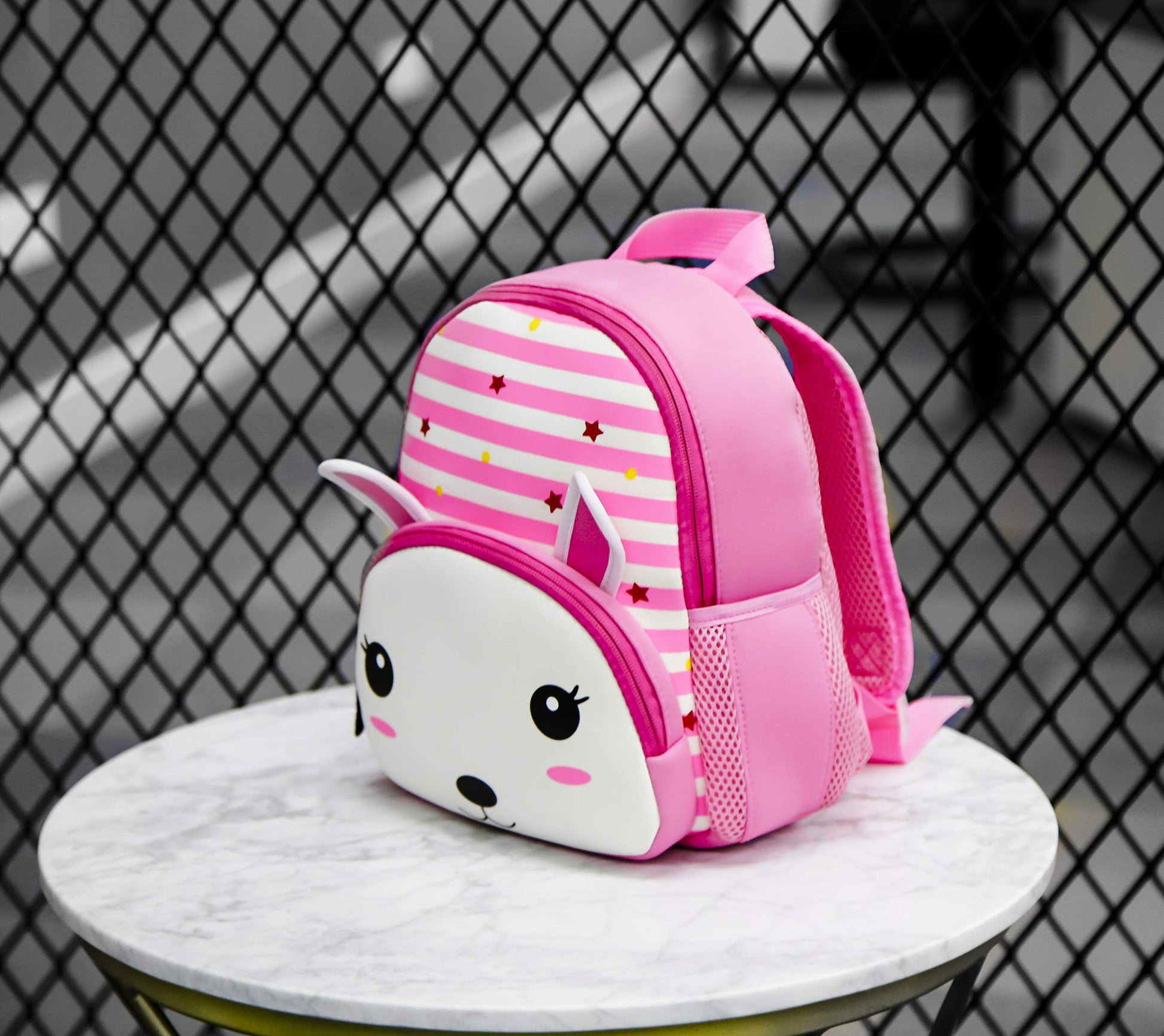 KK CRAFTS Preschool Backpack Toddler Neoprene Animal Waterproof Schoolbag Lunch backpack for Kids Boys Girls