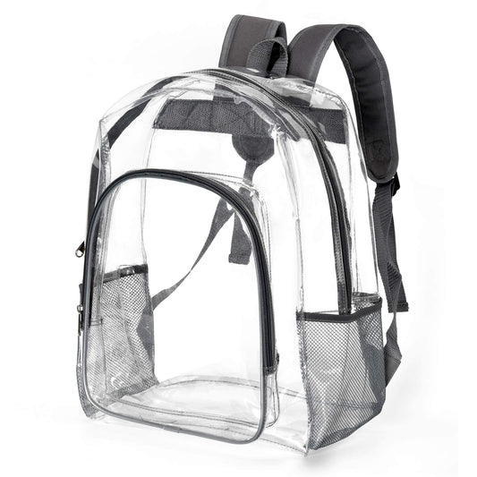 See Through Transparent Clear Backpack Plasic Bookbag for School Concert