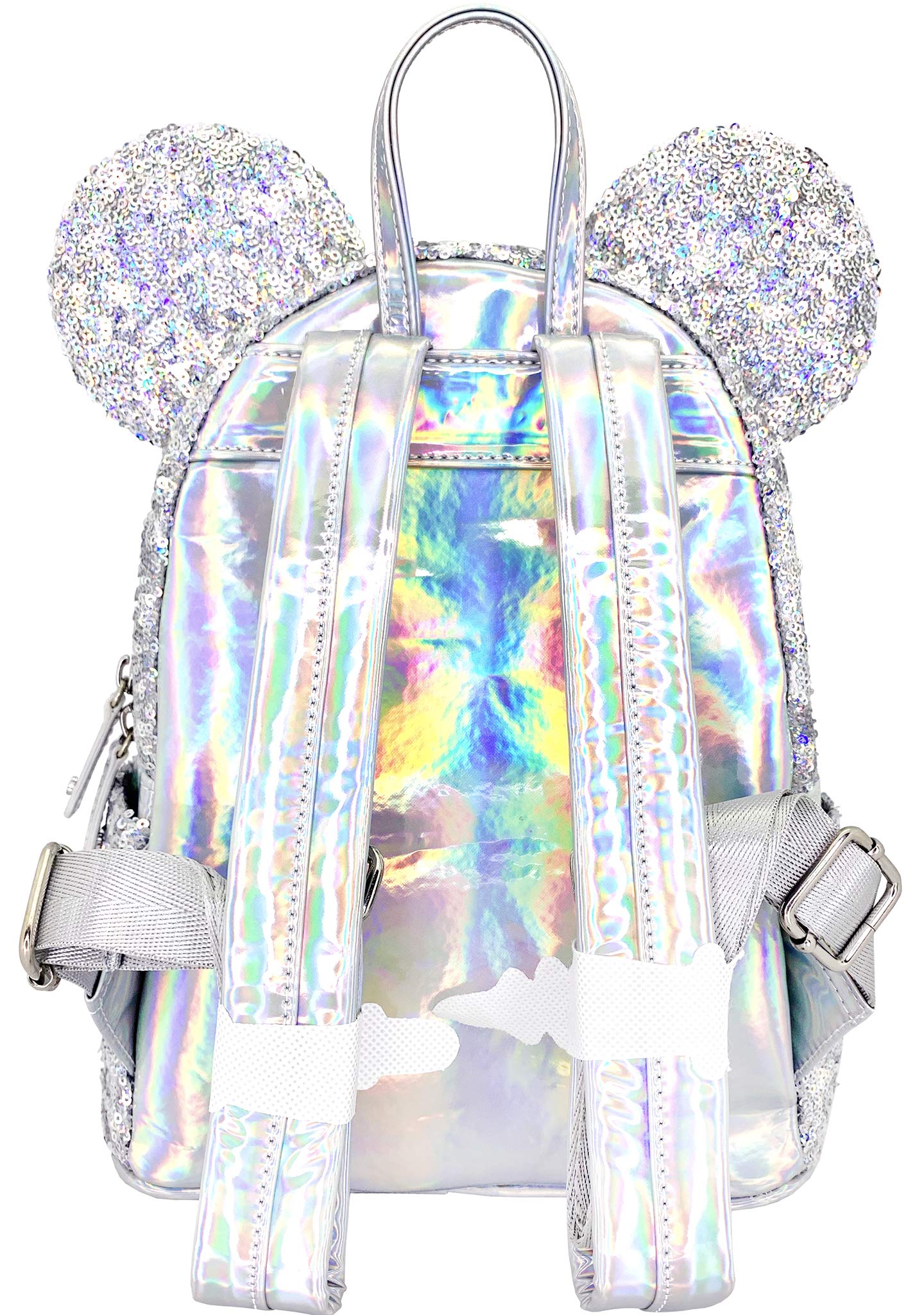 Loungefly X LASR Exclusive Disney Holographic Sequin Minnie Mini Backpack