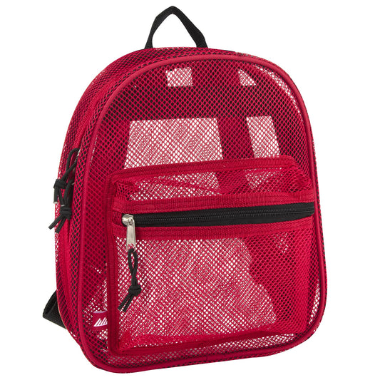 Mini Mesh Backpack for Women, Girls for School, Beach Toys, Pool, Swimming Gear; Mini Transparent Backpacks
