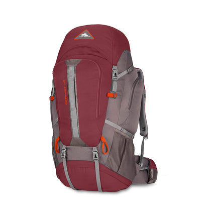 High Sierra Pathway Internal Frame Hiking Backpack, Pine/Slate/Chartreuse, 60L