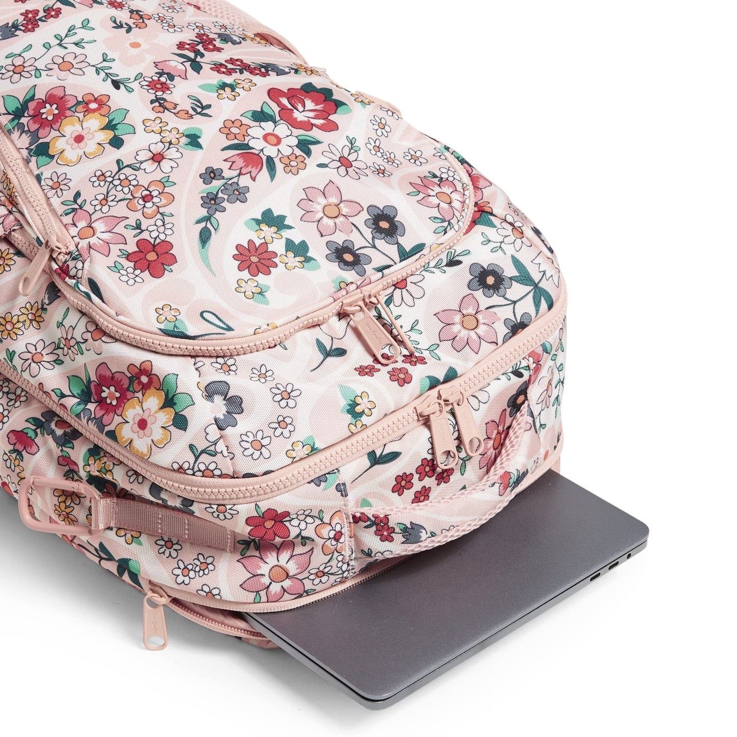 Vera Bradley Women's Recycled Lighten Up Reactive Lay Flat Backpack Travel Bag