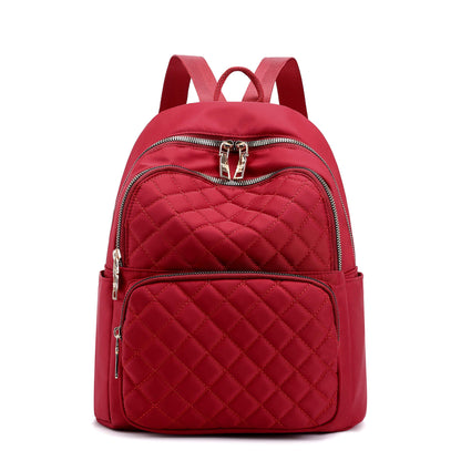 Backpack for Women, Nylon Travel Backpack Purse Black Small School Bag for Girls